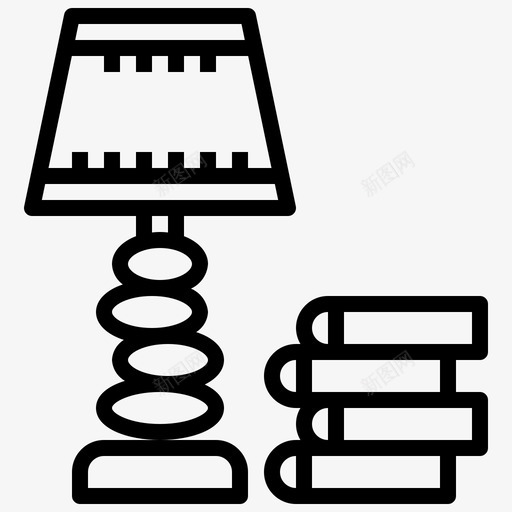 灯具家具照明图标svg_新图网 https://ixintu.com 学校 家具 技术 灯具 照明