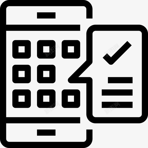 移动应用开发智能手机图标svg_新图网 https://ixintu.com 开发 智能手机 移动应用 网页设计和网页开发