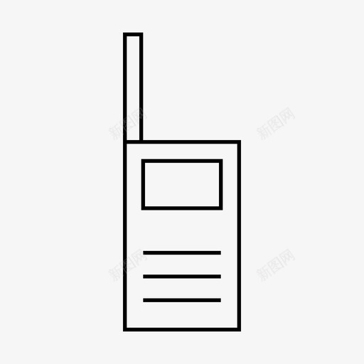无线电话电话通讯图标svg_新图网 https://ixintu.com 假日 夏季 对讲机 无线电话 电话 语音 通讯 通话