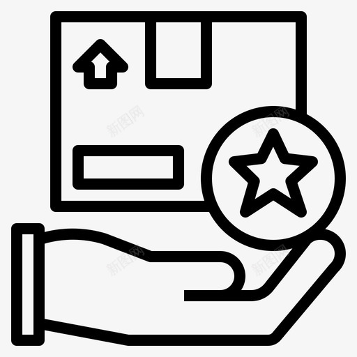 物流产品质量图标svg_新图网 https://ixintu.com 产品 价值 企业管理 服务 物流 质量