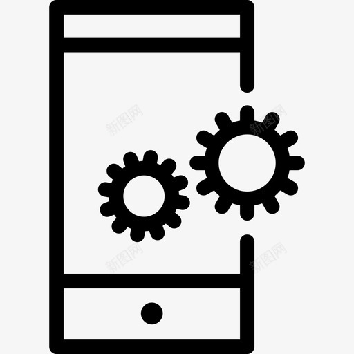 移动应用开发技术网页图标svg_新图网 https://ixintu.com 技术 移动应用开发 网页设计