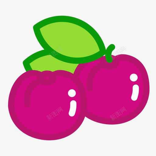 李子svg_新图网 https://ixintu.com 李子