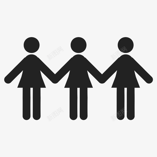 女孩家庭女朋友图标svg_新图网 https://ixintu.com 人 女孩 女朋友 家庭 社会