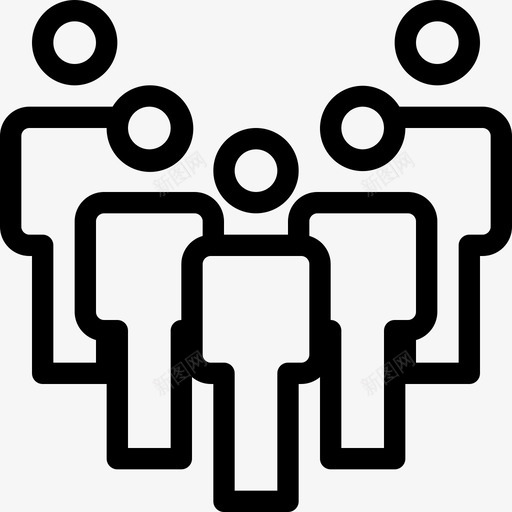 人员团体图标svg_新图网 https://ixintu.com 人员 团体