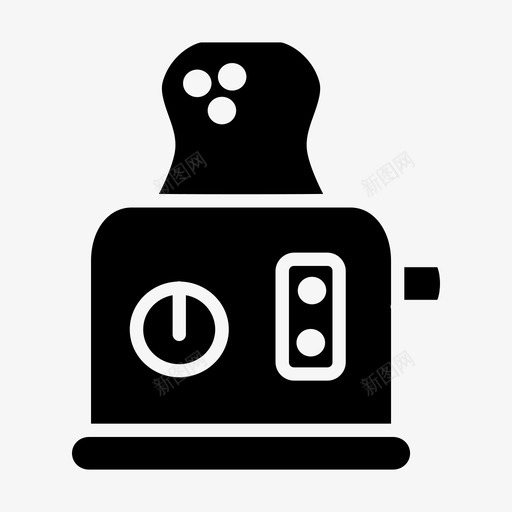 吐司面包房面包图标svg_新图网 https://ixintu.com 吐司 烤面包机 面包 面包房