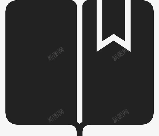 书籍书签收藏夹图标svg_新图网 https://ixintu.com 书签 书籍 保存 功能区 收藏夹