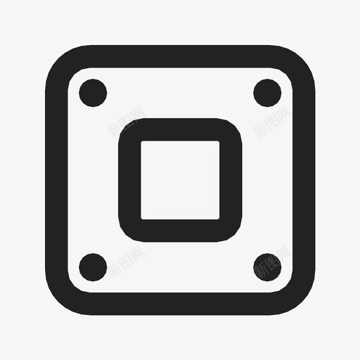 停止接口多媒体图标svg_新图网 https://ixintu.com 停止 多媒体 接口 视频播放器