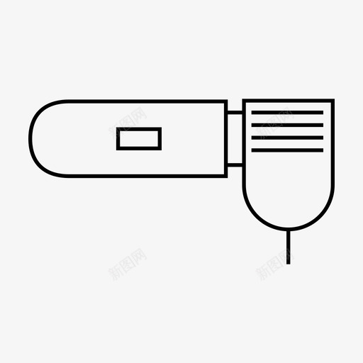 牙钻牙医洞牙图标svg_新图网 https://ixintu.com 保健 洞牙 牙医 牙钻 补牙