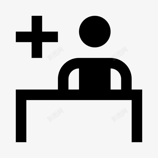 接待处医院人员图标svg_新图网 https://ixintu.com 人员 人员2 医院 接待员 接待处