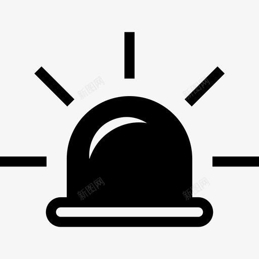 信号灯警报紧急情况图标svg_新图网 https://ixintu.com 信号灯 帮助 指示灯 紧急情况 警报