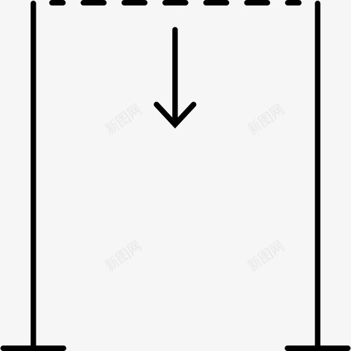 下方按钮向下图标svg_新图网 https://ixintu.com 下方 向下 指向 按钮