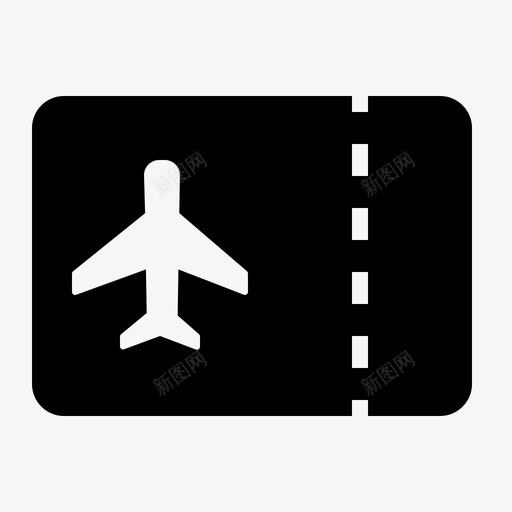 机票书籍假日图标svg_新图网 https://ixintu.com 书籍 假日 旅行 旅行铭文 机票 飞机