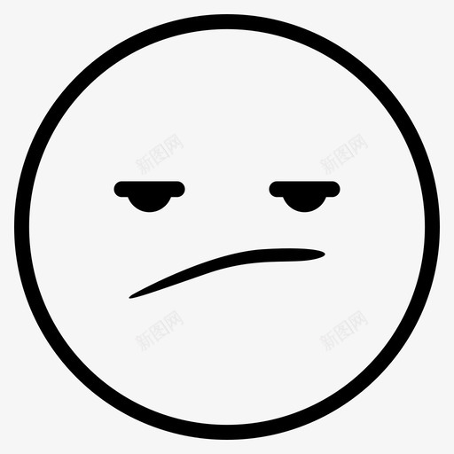 暴躁表情反应图标svg_新图网 https://ixintu.com 反应 怪异表情 暴躁 笑脸 表情
