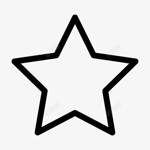 星星书签收藏图标svg_新图网 https://ixintu.com 书签 喜欢 基本图标所有尺寸 收藏 星星 评级