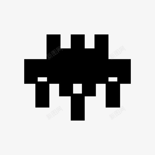 游戏怪物像素图标svg_新图网 https://ixintu.com 像素 怪物 游戏 视频游戏