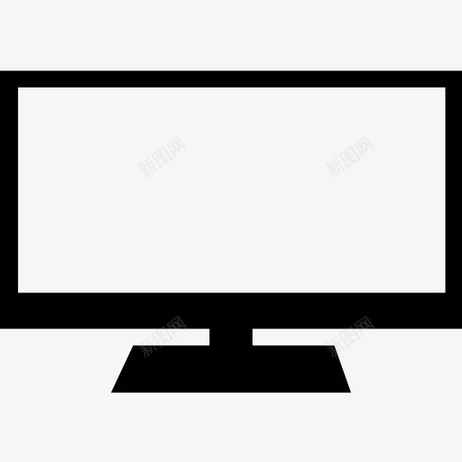 电视led电视显示器图标svg_新图网 https://ixintu.com led电视 屏幕 显示器 电视 电视机