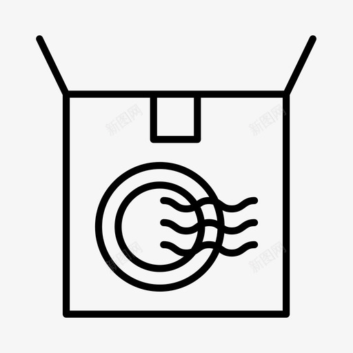 快件物流邮件图标svg_新图网 https://ixintu.com 包裹 快件 物流 邮件 邮局