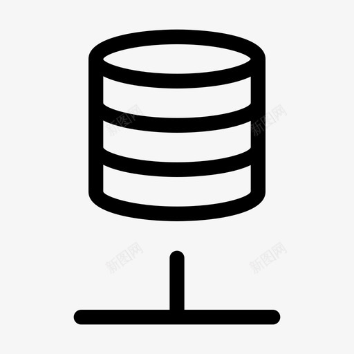 数据库网络服务器图标svg_新图网 https://ixintu.com 存储 数据库 服务器 网络 网络线路