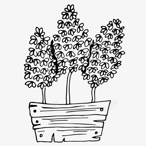 花枝叶图标svg_新图网 https://ixintu.com 叶 枝 植物 自然 花