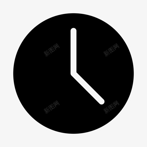 钟时间计时器图标svg_新图网 https://ixintu.com 时间 脆脆的 计时器 钟