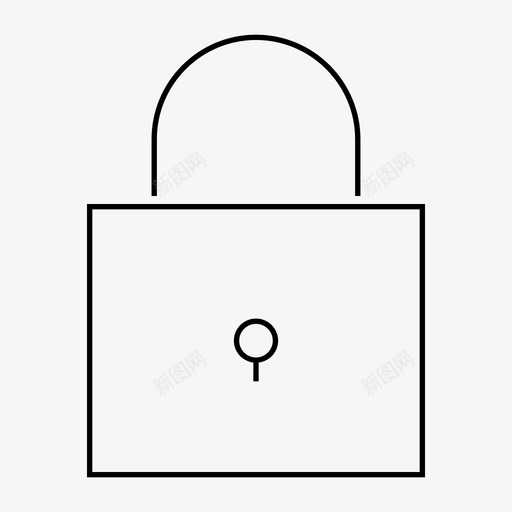 挂锁密码隐私图标svg_新图网 https://ixintu.com 保险箱 安全 密码 挂锁 界面 网页设计 隐私