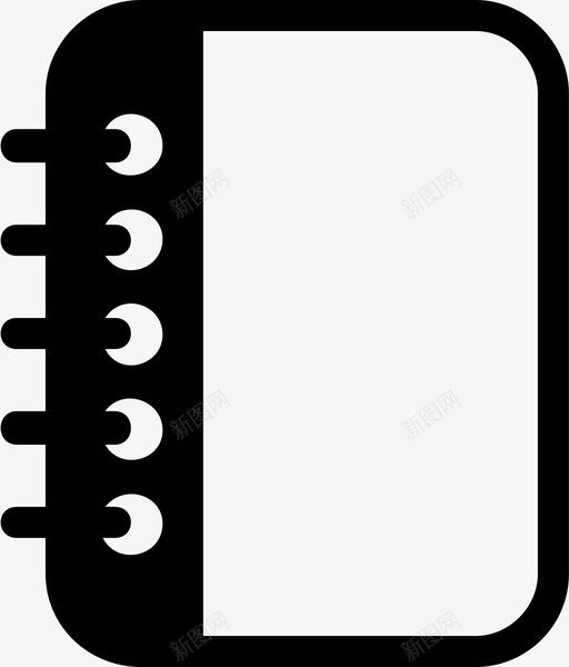 笔记本教育阅读图标svg_新图网 https://ixintu.com 学校 教育 笔记本 阅读