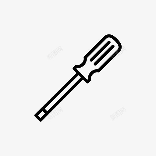 螺丝刀固定修理图标svg_新图网 https://ixintu.com 修理 固定 工具 结构 螺丝刀 螺丝钉