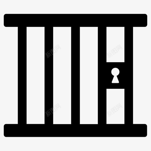 监狱犯罪司法图标svg_新图网 https://ixintu.com 司法 犯罪 监狱