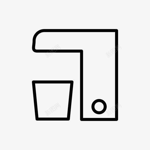 咖啡机家用电器图标svg_新图网 https://ixintu.com 咖啡机 家用电器