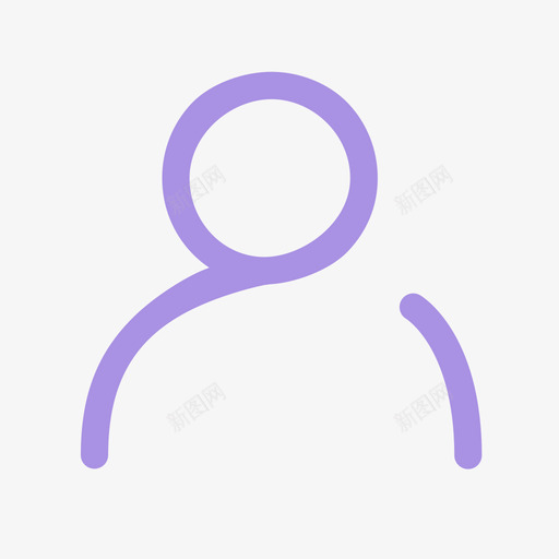 我的_未选中svg_新图网 https://ixintu.com 我的_未选中