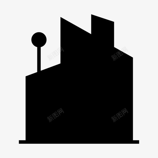 摩天大楼建筑大厦图标svg_新图网 https://ixintu.com 塔 塔轮廓 大厦 建筑 摩天大楼
