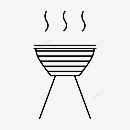 烧烤烹饪热图标svg_新图网 https://ixintu.com 假日 夏季 烧烤 热 烹饪 野餐