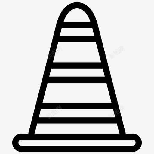 交通锥建筑图标svg_新图网 https://ixintu.com 交通锥 建筑