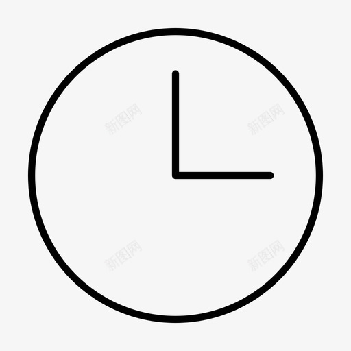 钟时间计时器图标svg_新图网 https://ixintu.com 时间 脆脆的 计时器 钟