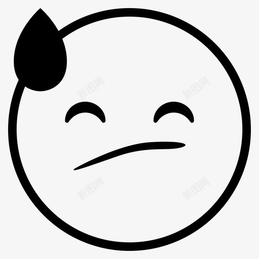 暴躁表情悲伤图标svg_新图网 https://ixintu.com 悲伤 暴躁 笑脸 荒谬的表情 表情