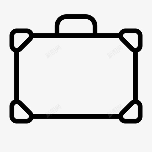 公文包包假日图标svg_新图网 https://ixintu.com 假日 公文包 包 旅行 旅行大纲 行李