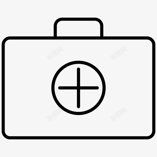 急救箱医生手提箱图标svg_新图网 https://ixintu.com 医生 急救箱 手提箱 药品