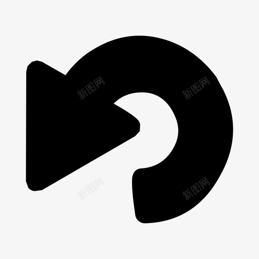 回归刷新图标svg_新图网 https://ixintu.com 刷新 回归