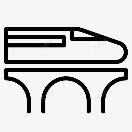 新干线子弹头日本图标svg_新图网 https://ixintu.com 交通 子弹头 新干线 日本 日本概况 火车