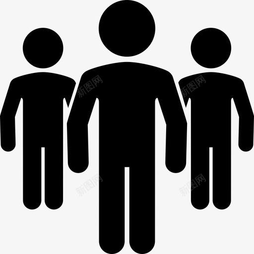 团队朋友男人图标svg_新图网 https://ixintu.com 人类互动 团队 朋友 男人