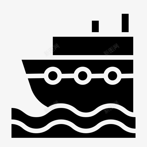 船海滩海图标svg_新图网 https://ixintu.com 夏天 海 海和海滩雕文 海滩 船 车辆