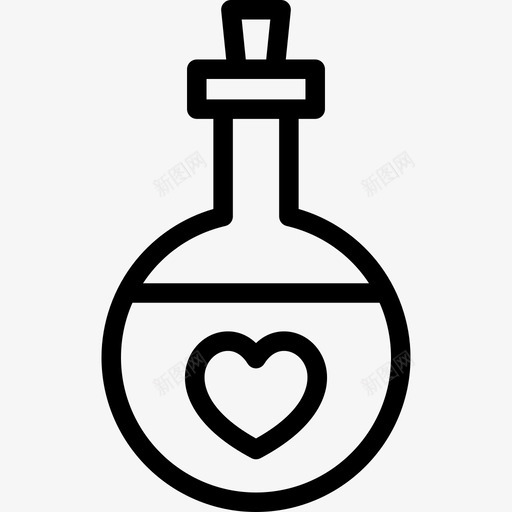 爱情药剂形状我们的婚礼图标svg_新图网 https://ixintu.com 形状 我们的婚礼 爱情药剂
