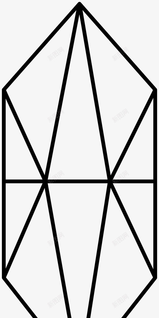 钻石翡翠宝石图标svg_新图网 https://ixintu.com 宝石 珠宝 翡翠 钻石 钻石薄