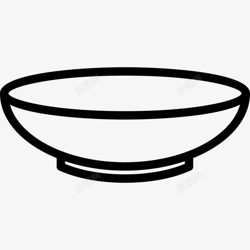 汤盘碗厨房图标svg_新图网 https://ixintu.com 厨房 厨房用具 汤盘 碗