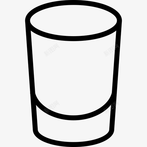 玻璃钢杯子厨房图标svg_新图网 https://ixintu.com 厨房 厨房用具 杯子 玻璃钢