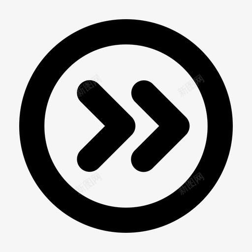前进音乐ui图标粗svg_新图网 https://ixintu.com ui图标粗 前进 音乐