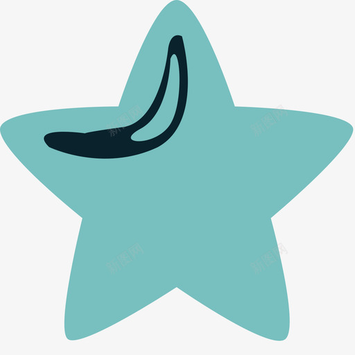 星星-黄svg_新图网 https://ixintu.com 星星-黄