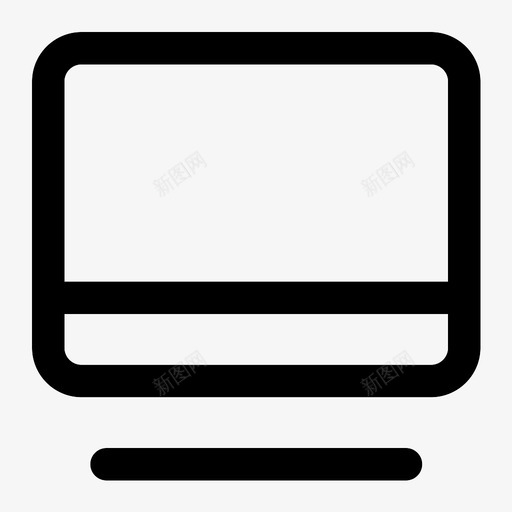 电脑台式机mac图标svg_新图网 https://ixintu.com mac 台式机 屏幕 显示器 电脑