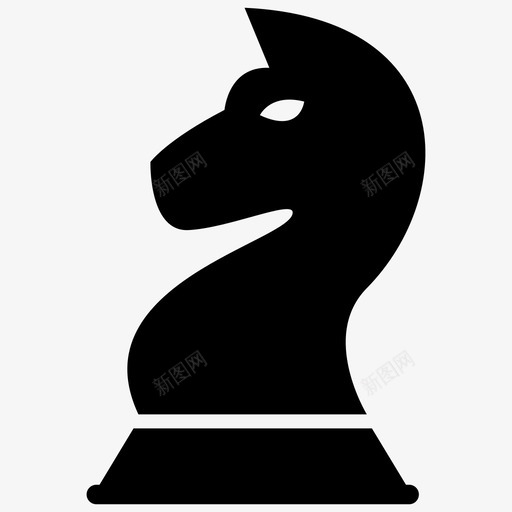 国际象棋骑士计划图标svg_新图网 https://ixintu.com 业务1 国际象棋 战略 解决方案 计划 骑士