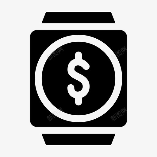 手表出售设备小工具图标svg_新图网 https://ixintu.com 小工具 小工具出售 手表出售 智能手表 设备